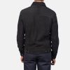 Stallon Black Suede Trucker Jacket - Image 2