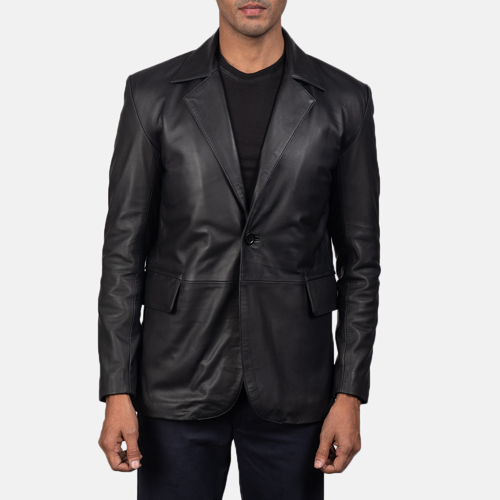 Leather Blazer