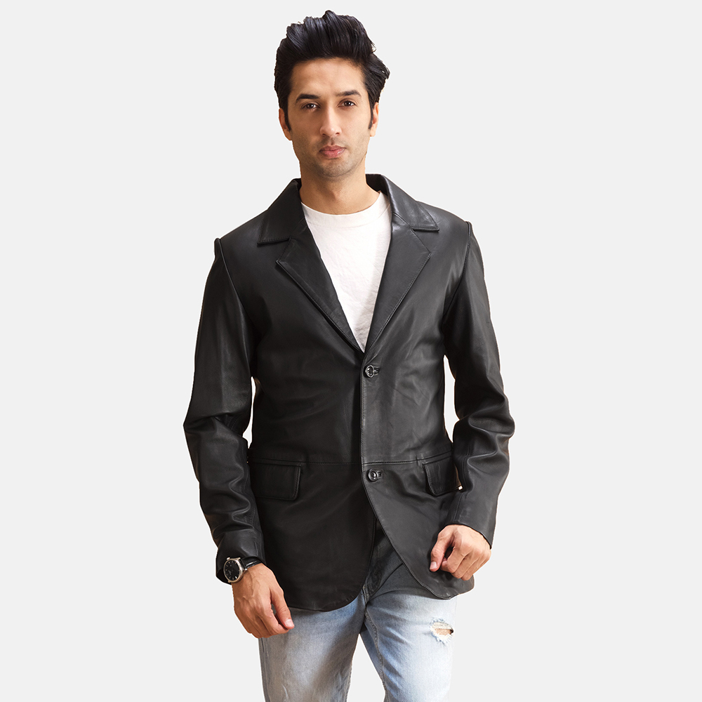 Leather Blazer