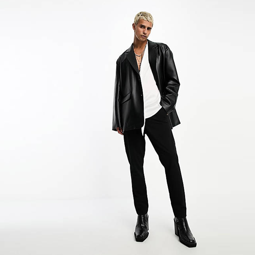 Leather Blazer