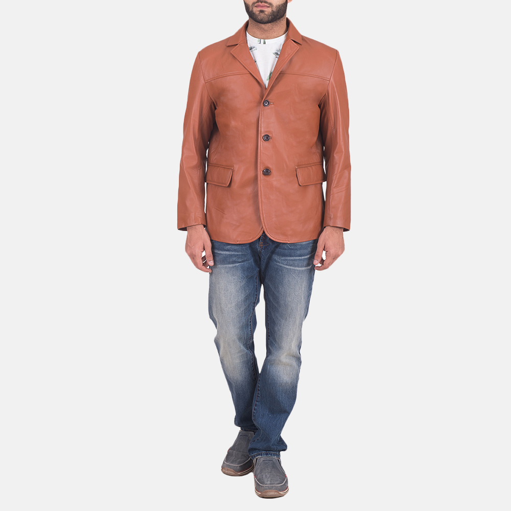 Leather Blazer