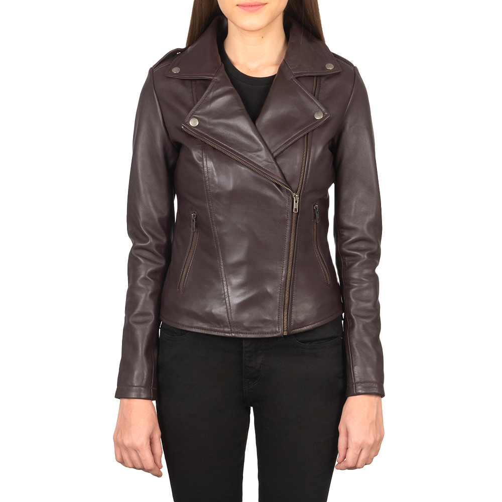 Choclate Brown  Biker Jacket