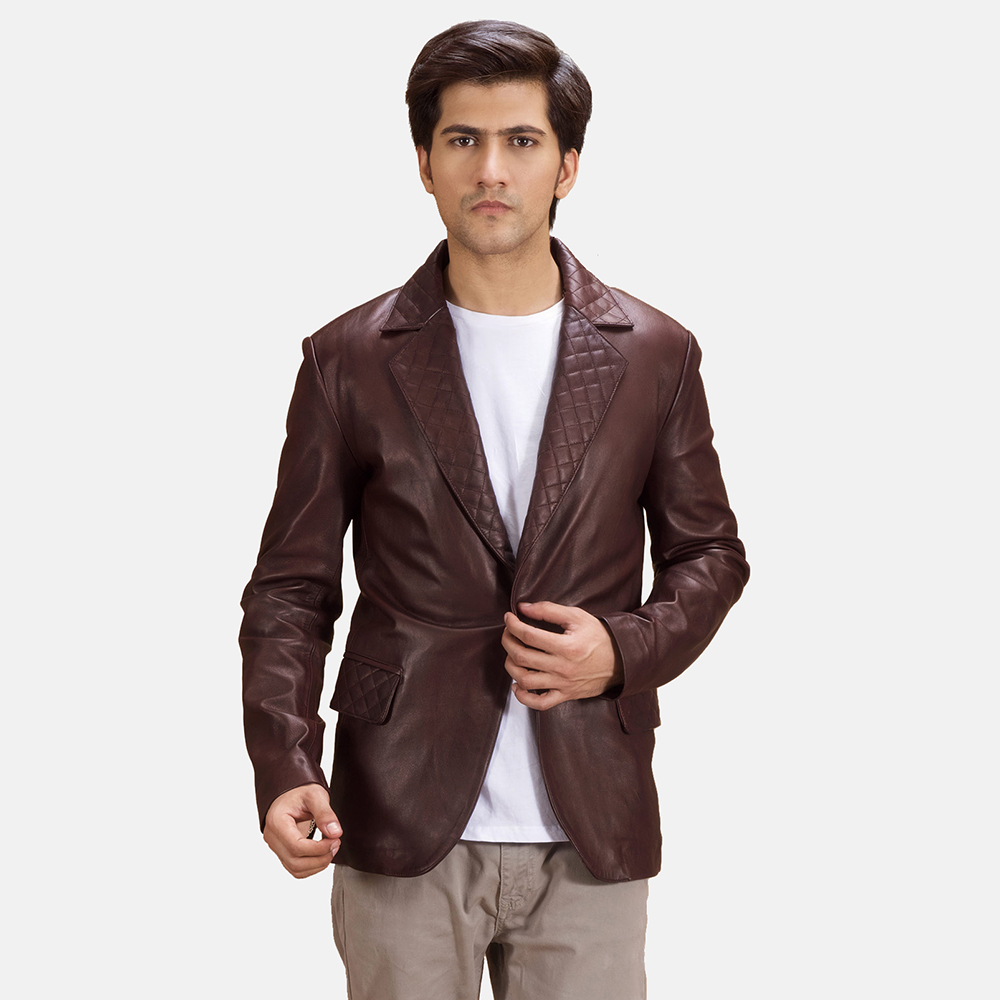 Leather Blazer