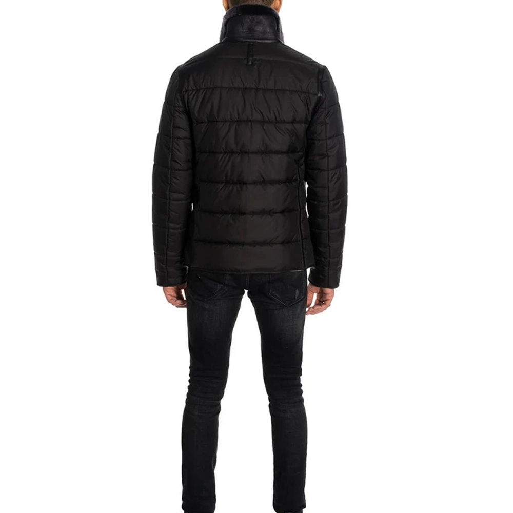 Ralf Men’s Merino Shearling Sheepskin Coat – Black