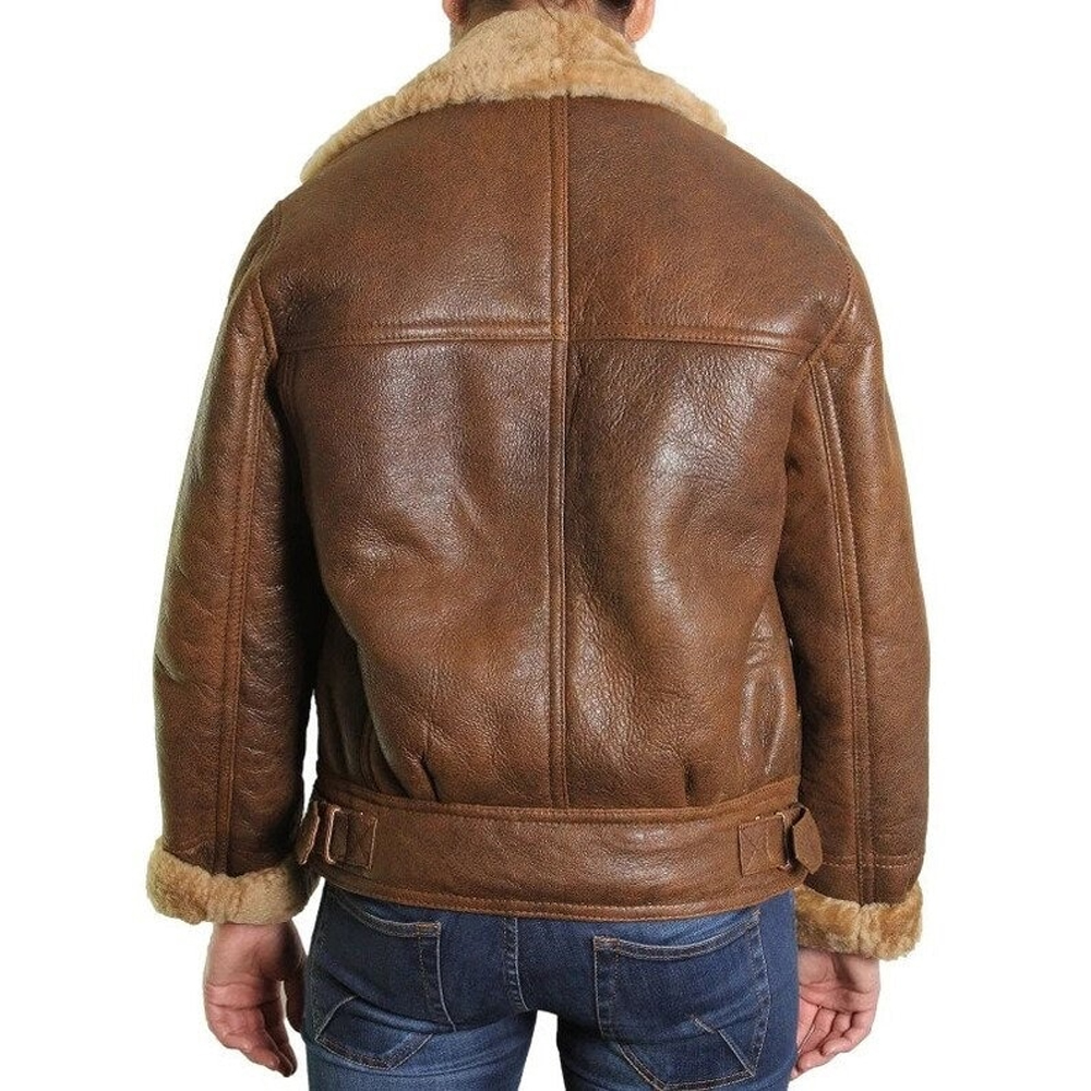Women’s Brown Real Sheepskin Leather Jacket